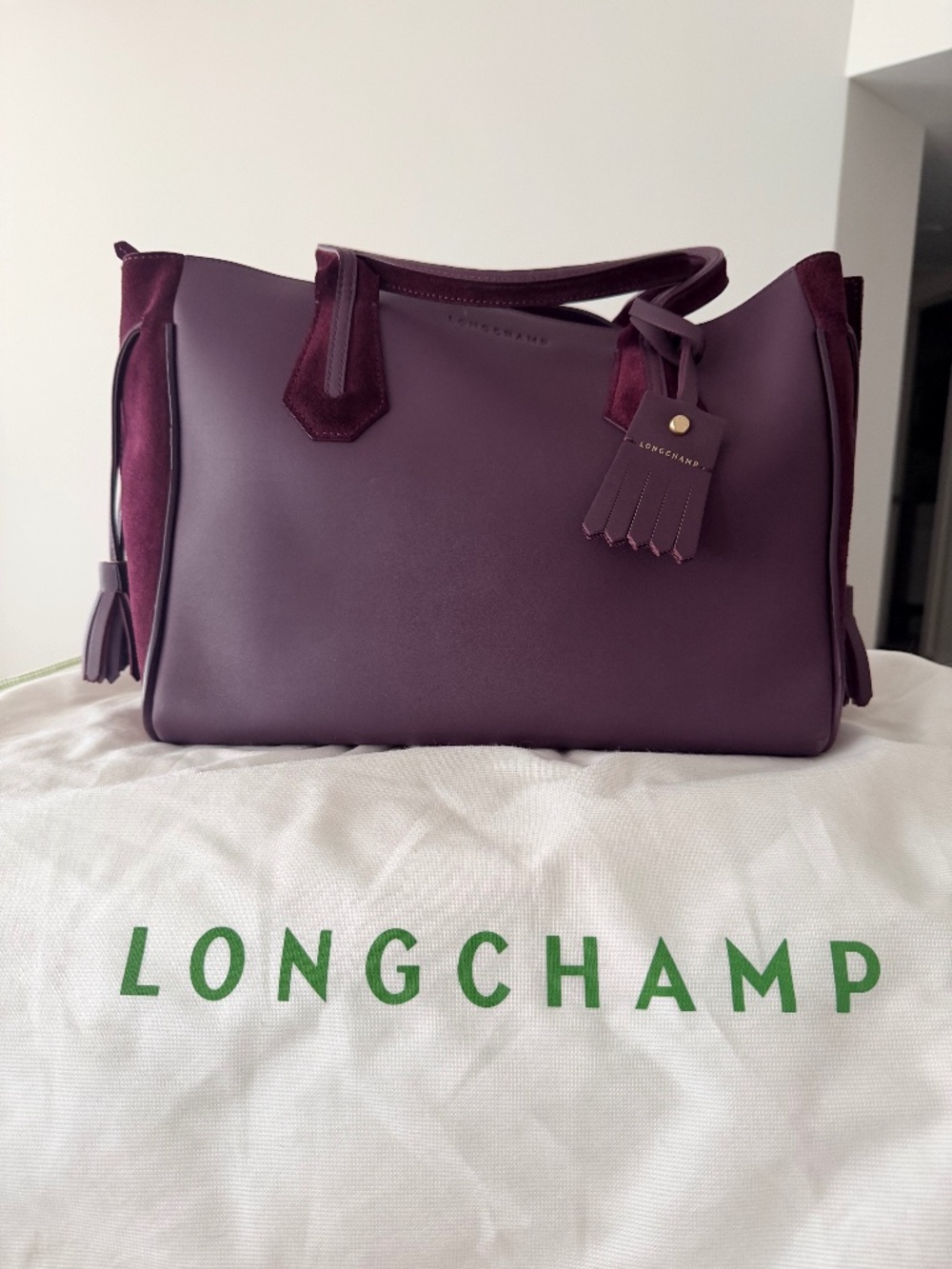 Longchamp Pénélope Leather Satchel